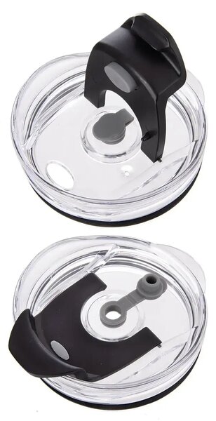 Kubek termiczny 1,2 l, stal nierdzewna/tworzywo, czarny ORION 112284