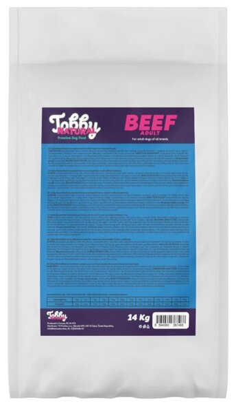 Natural Karma dla psów Adult Dog, Beef, 14 kg TOBBY 1006036