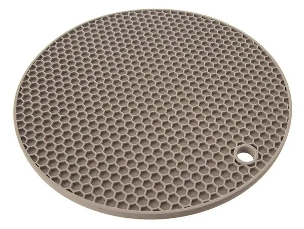 Silikonowa podkładka pod garnek Ø 17,8 cm, kawowy brąz ORION 121576