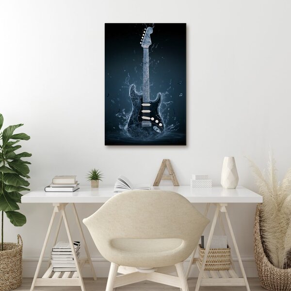 Obraz instrument muzyczny z wody