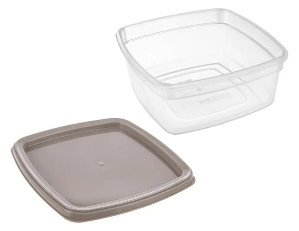 Easy Pojemniki do przechowywania 6 szt., plastikowe, kwadratowe ORION 154508