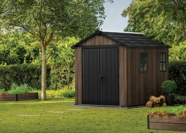 Apex Domek ogrodowy 9x7,5, walnut KETER 263958