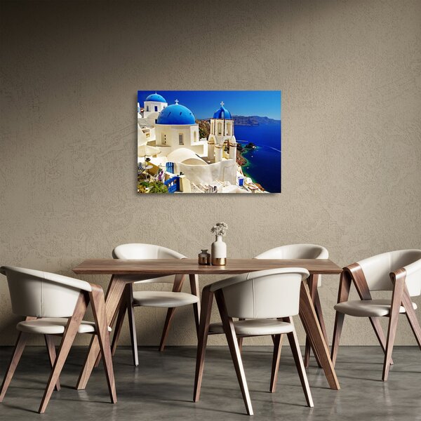 Obraz na szkle - Santorini, Grecja (70x50 cm)