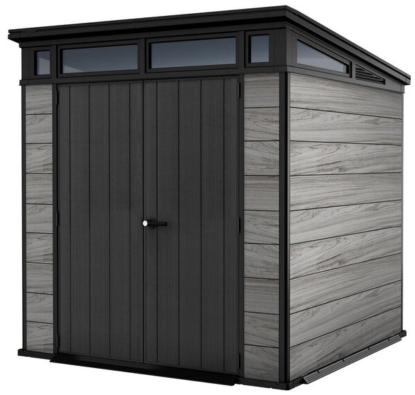 Pent Signature Domek ogrodowy 7x7, storm grey KETER 263851
