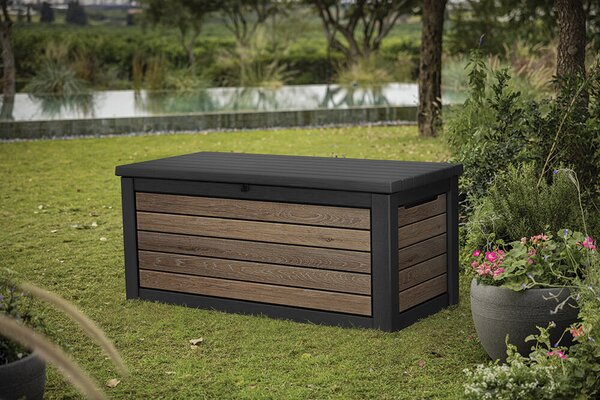Signature Horizontal Ogrodowa skrzynia na przechowywanie 630 l, walnut KETER 261893