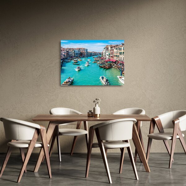 Obraz na szkle - Canal Grande, Wenecja, Włochy (70x50 cm)