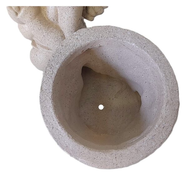 Klęczący anioł z doniczką 27 × 22 cm PRODEX A00861