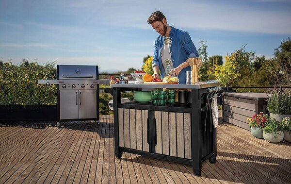 Stół grillowy Unity XL 207 l, ashwood KETER 263919
