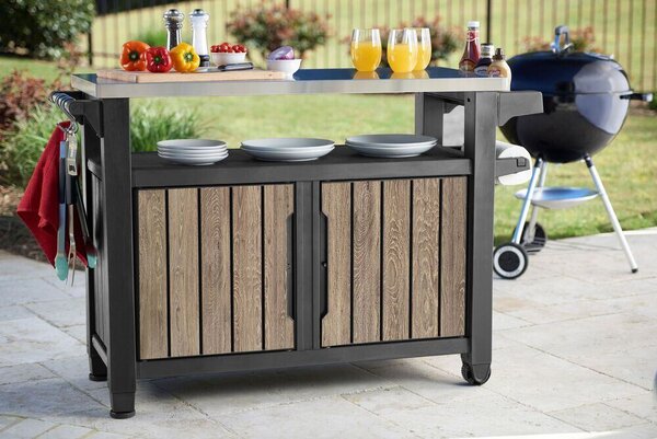 Stół grillowy Unity XL 207 l, ashwood KETER 263919