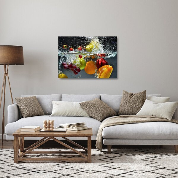 Obraz na szkle - Owoce (70x50 cm)