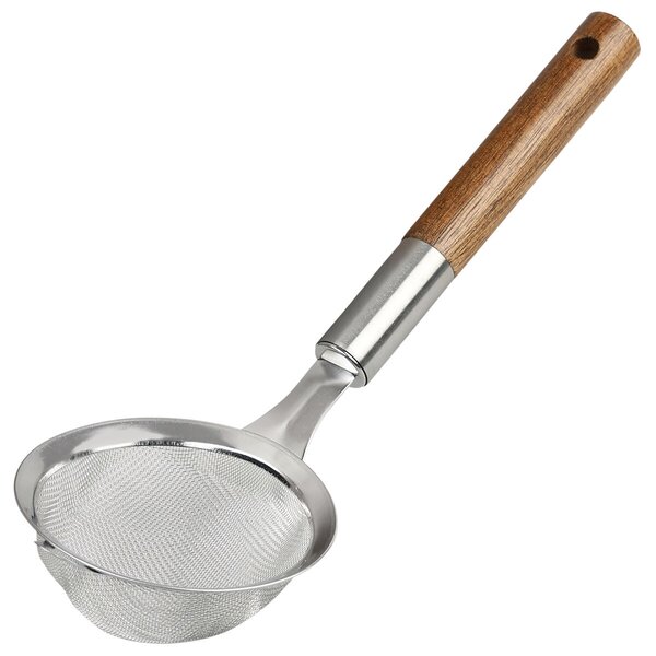 Drobne sitko kuchenne 25 cm, akacja/stal KESPER 28987