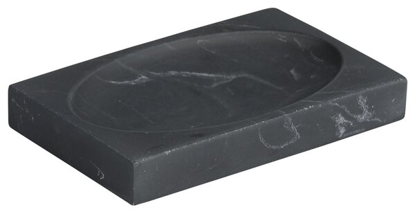 Mydelniczka 13,6 × 8,6 × 2 cm, żywica, czarna KESPER 38601