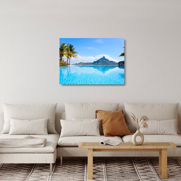 Obraz na szkle - Bora-Bora, Polinezja Francuska (70x50 cm)