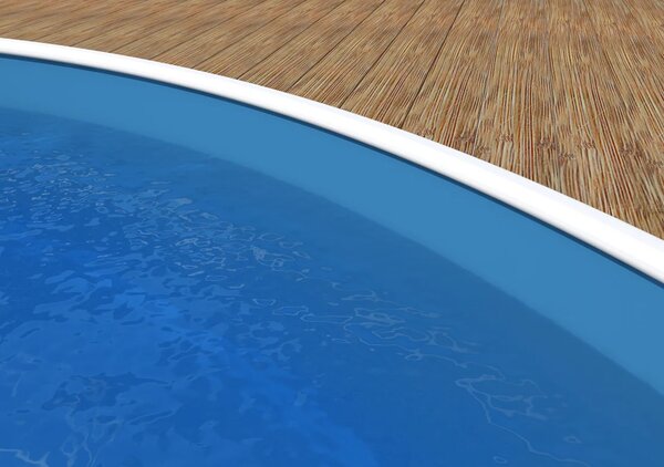 Basen Orlando 3,66 x 0,91 m ze skimmerem, motyw rattan MARIMEX 10303049