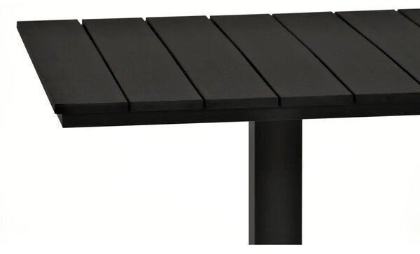 Ristorante Stół ogrodowy 70 x 70 cm, aluminium/artwood, czarny NOELA 34570788