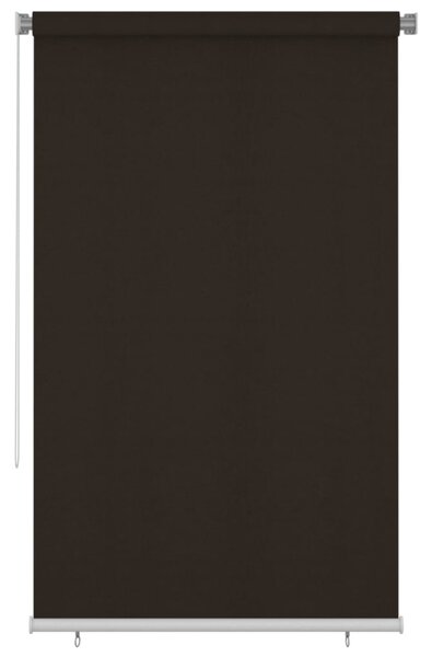 Roleta zewnętrzna, 140x230 cm, brązowa, HDPE