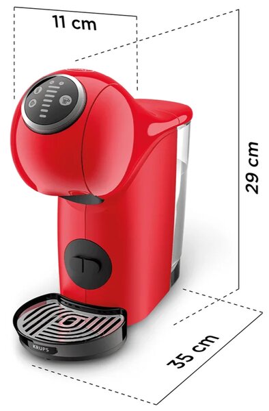 Dolce Gusto Genio S Plus ekspres kapsułkowy, czerwony KRUPS KP3405