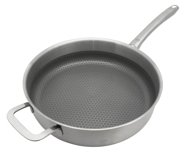 Relief Solution Głęboka patelnia z uchwytem pomocniczym i szklaną pokrywką Ø 28 cm ELO 32458