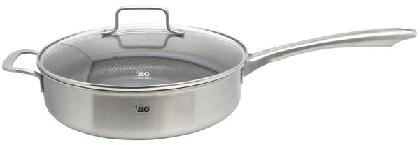 Relief Solution Głęboka patelnia z uchwytem pomocniczym i szklaną pokrywką Ø 28 cm ELO 32458