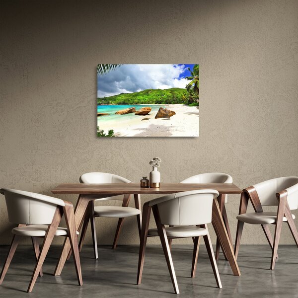 Obraz na szkle - Takamaka, Seszele (70x50 cm)