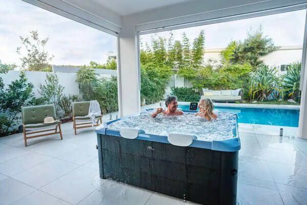Oslo Sapphire basen z hydromasażem F-SA063W, szary MSPA 11400303