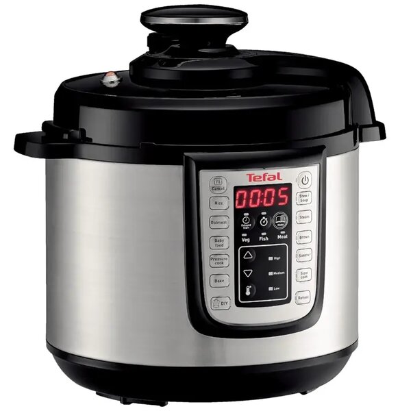 One Pot Wielofunkcyjny garnek elektryczny, stalowy/czarny TEFAL CY505EE0