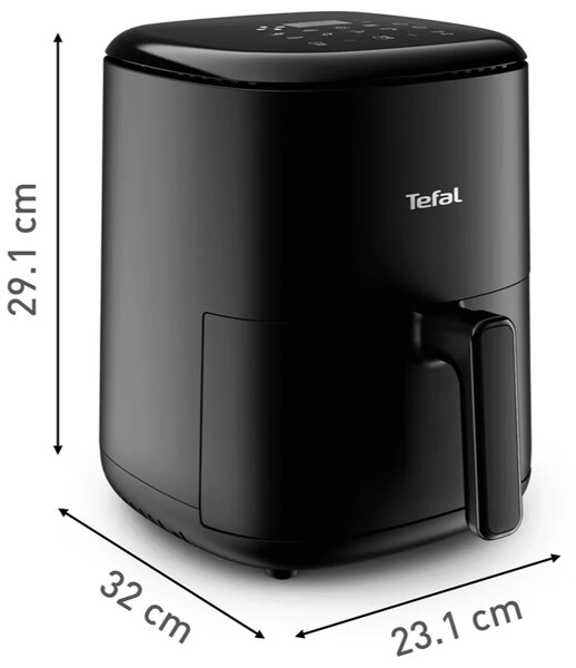 Easy Fry Compact Frytkownica beztłuszczowa 3 l, czarna TEFAL EY145810
