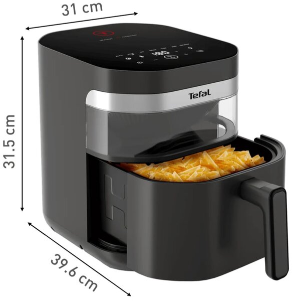 Easy Fry Infrared Frytkownica beztłuszczowa 7 l, ciemnoszara TEFAL EY832HE0
