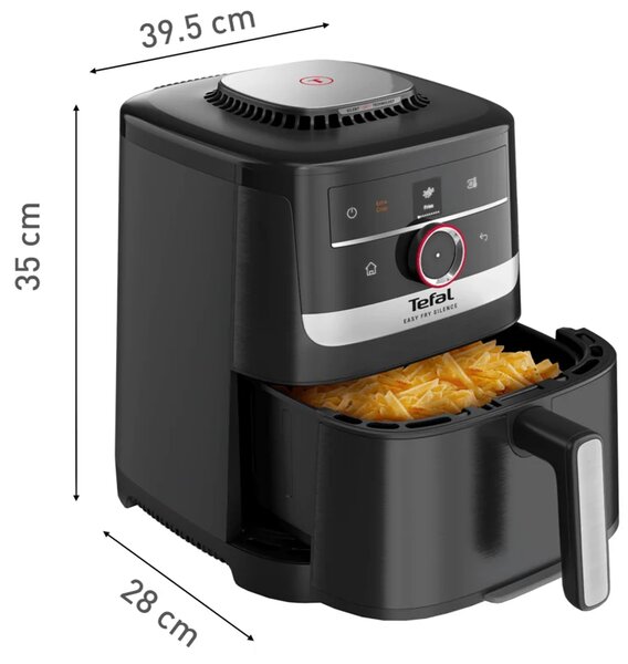 Easy Fry Silence Frytkownica beztłuszczowa 5 l, czarna TEFAL EY5728E1