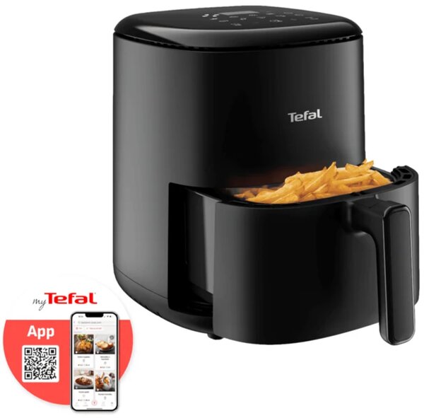 Easy Fry Compact Frytkownica beztłuszczowa 3 l, czarna TEFAL EY145810