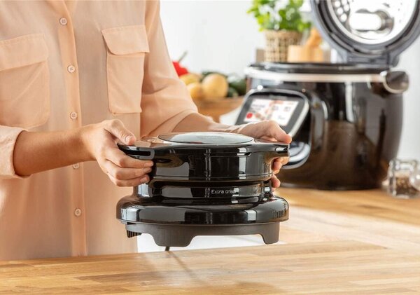 Extra Crisp Lid Frytkownica beztłuszczowa – akcesorium do garnka Cook4me+ TEFAL EY150830