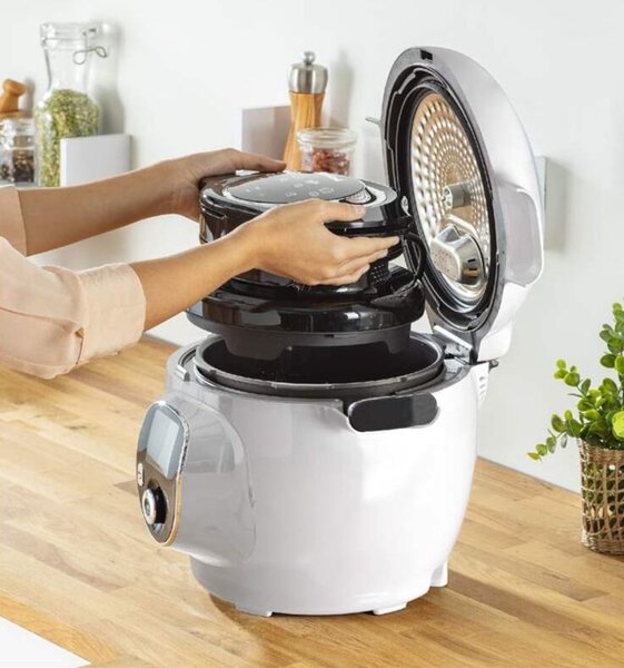 Extra Crisp Lid Frytkownica beztłuszczowa – akcesorium do garnka Cook4me+ TEFAL EY150830