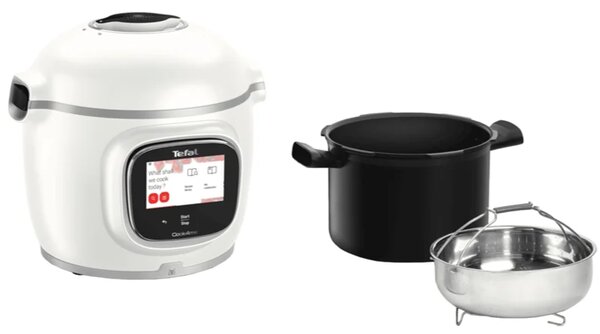 Cook4me+ Touch Pro Wielofunkcyjny elektryczny szybkowar, biały TEFAL CY9441F2