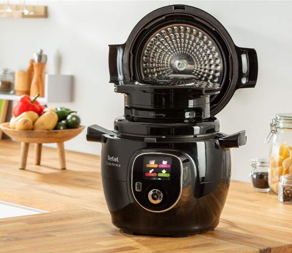 Extra Crisp Lid Frytkownica beztłuszczowa – akcesorium do garnka Cook4me+ TEFAL EY150830