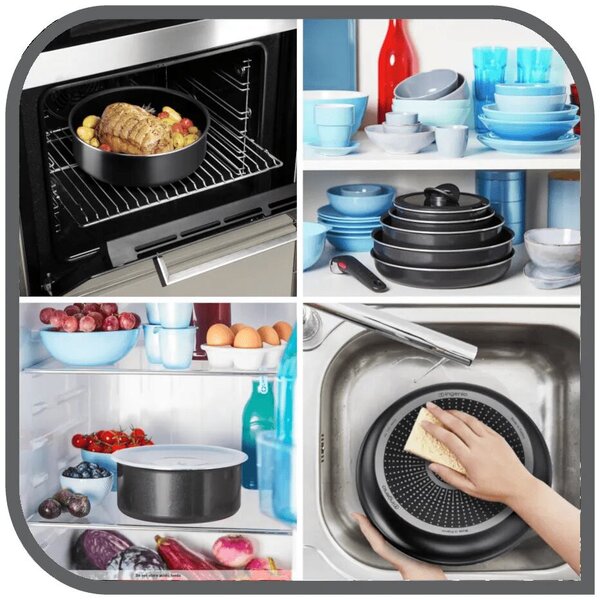Ingenio Easy Cook & Clean Zestaw naczyń 10 szt. TEFAL L1549042