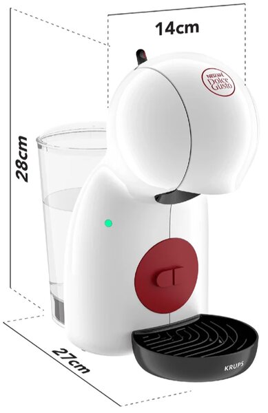 Ekspres kapsułkowy Nescafé Dolce Gusto Piccolo XS, biały KRUPS KP1A3110