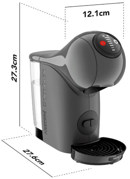 Ekspres kapsułkowy Nescafé Dolce Gusto Genio S, antracytowy KRUPS KP243B10