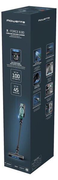 X-Force 8.80 Allergy 100 AW odkurzacz pionowy, turkusowy/czarny ROWENTA RH1831E0