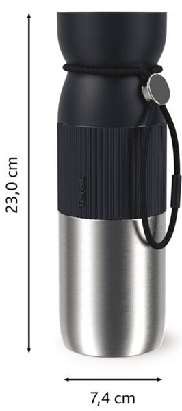 BeYou Cup butelka termiczna podróżna, 0,5 l, czarna TEFAL N2191910