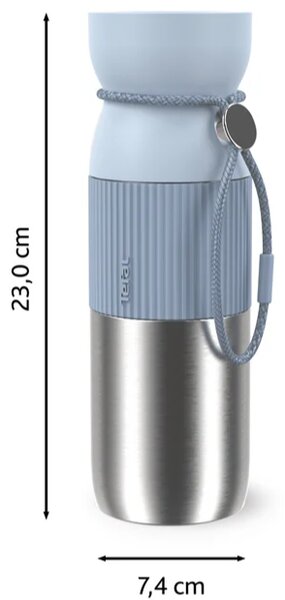 BeYou Cup butelka termiczna podróżna, 0,5 l, niebieska TEFAL N2192210