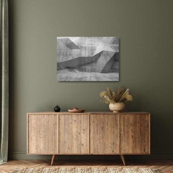 Obraz na szkle - ściana 3D (70x50 cm)