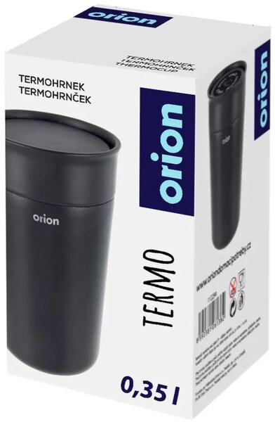Termo kubek termiczny 0,35 l, czarny ORION 112294
