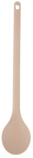 Łyżka kuchenna okrągła 28 cm, silikon, beżowa ORION 140148