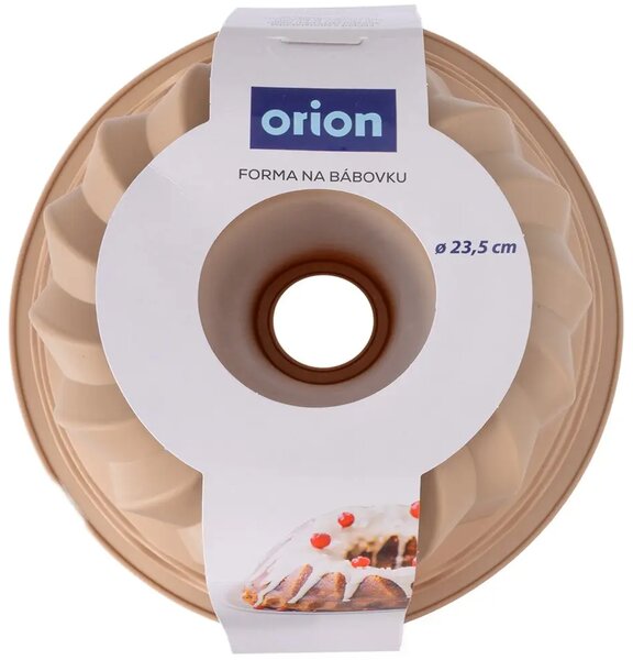 Forma do pieczenia klasycznej babki Ø 23,5 cm, silikon, beżowa ORION 154456