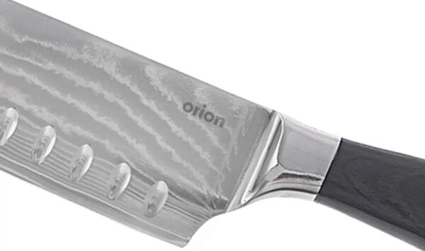 Nóż kuchenny santoku 18,5 cm, stal damasceńska ORION 831176