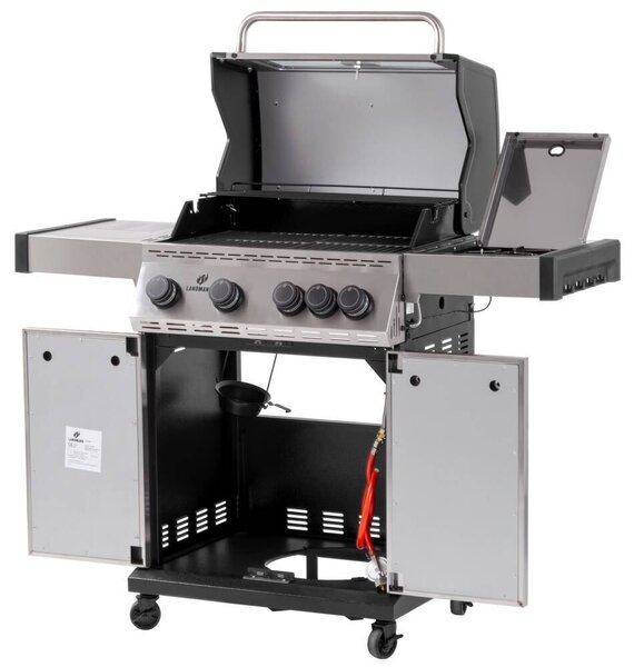 Black 4.1. Inox Grill gazowy LANDMANN 15482