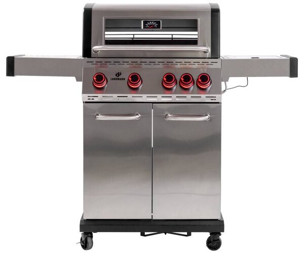 Black 4.1. Inox Grill gazowy LANDMANN 15482