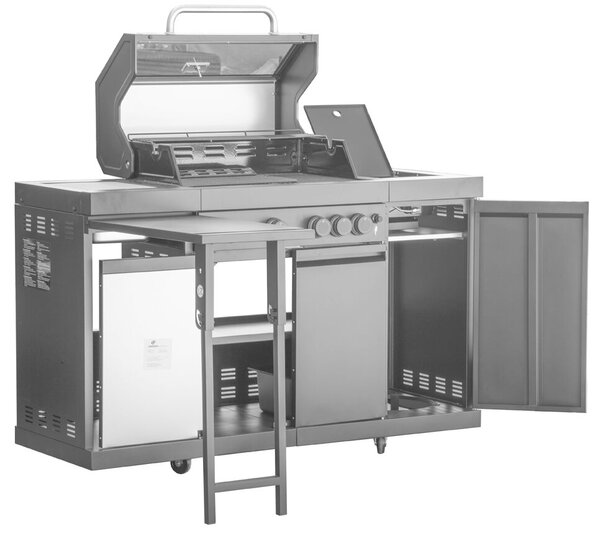 Black Pearl 4 Grill gazowy - kuchnia LANDMANN 15496