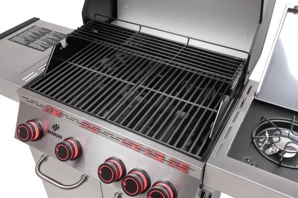 Black 4.1. Inox Grill gazowy LANDMANN 15482