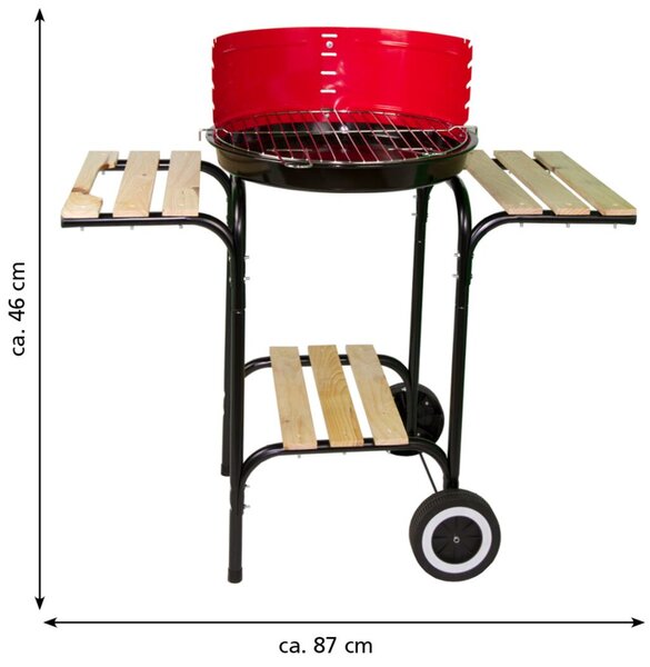 Okrągły grill wózkowy Ø 45 cm LANDMANN 13758